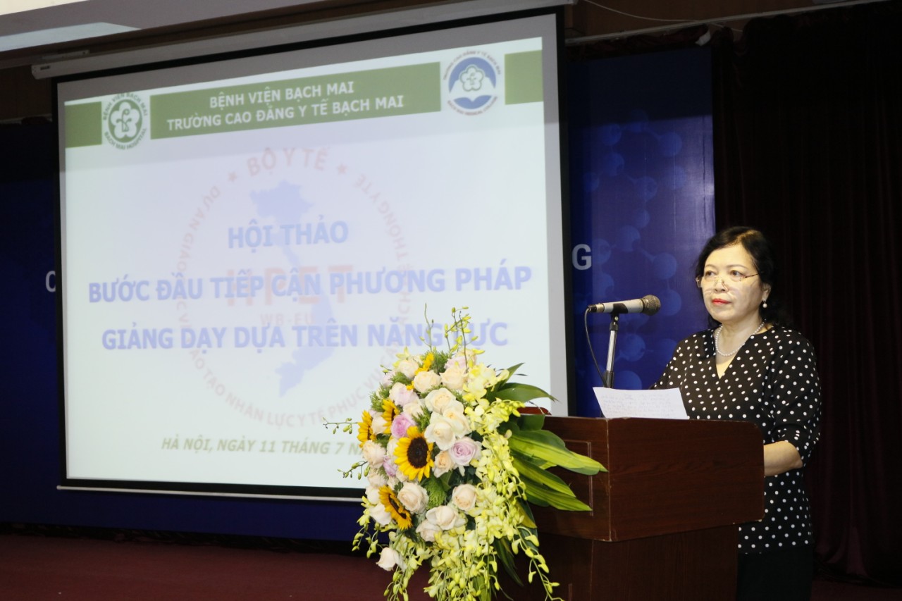 PGS Tran Thuy Hanh phat bieu