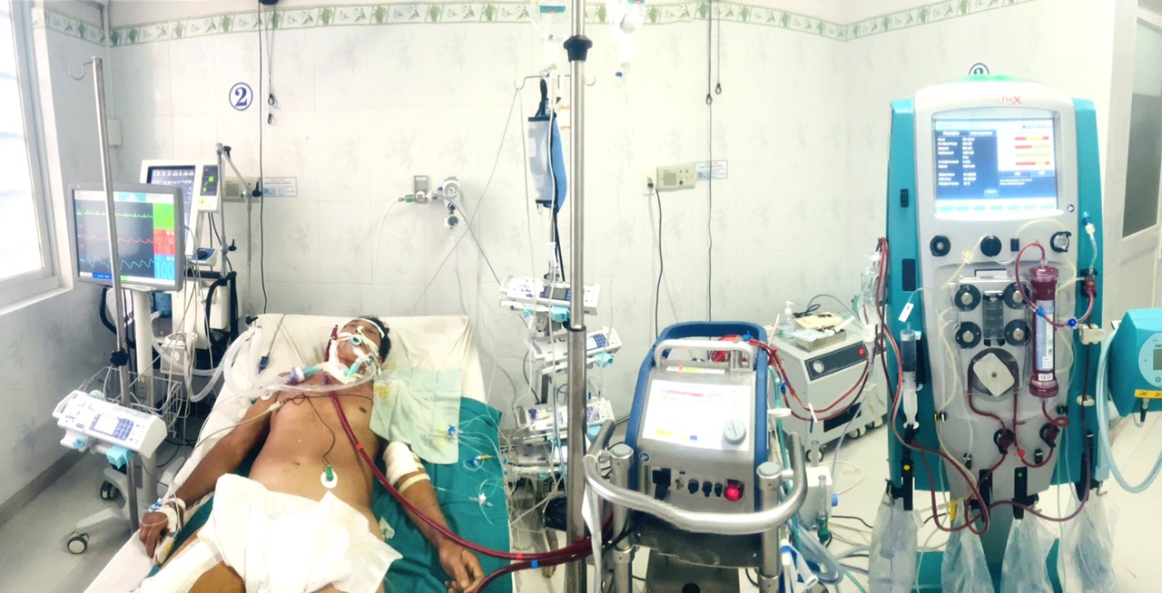 bn dau tien tai An Giang trien khai ECMO