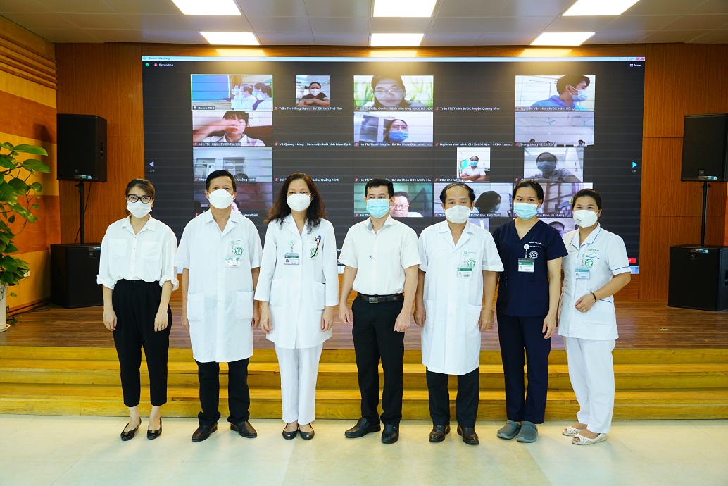 bvbm khai giang khoa dao tao chuyen giao ki thuat thuoc de an kham chua benh tu xa tdc 2021